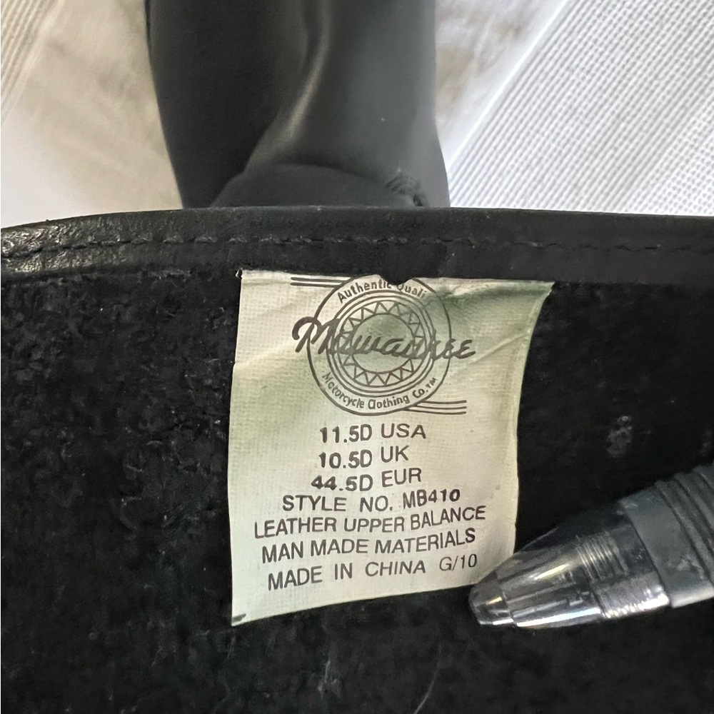 Mens Used Like New Milwaukee Biker Boots Size 11.5 - Picture 17 of 17